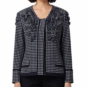 Valentino Black and White polka dot Blazer